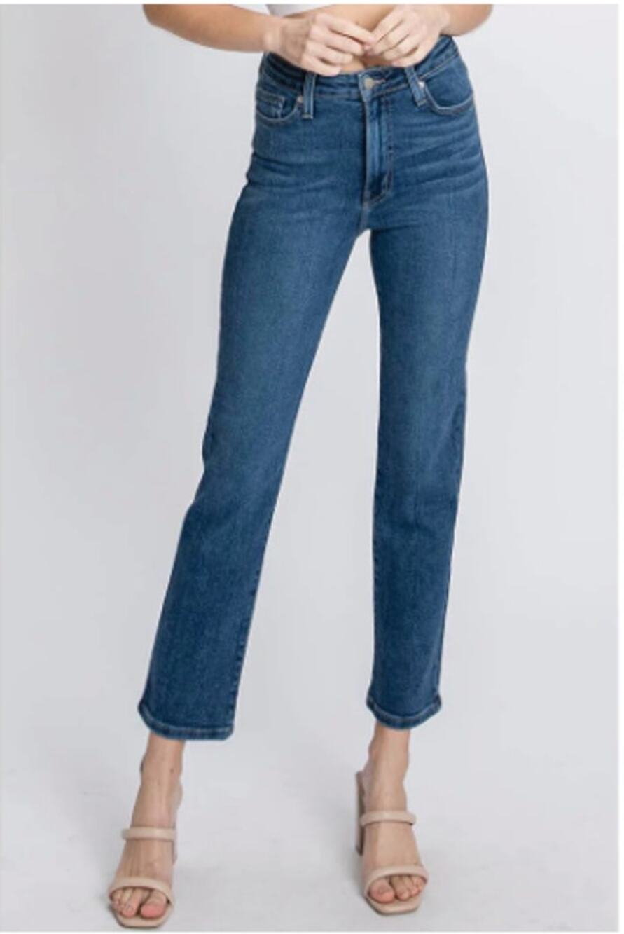 LTJ  Letters to Juliet NWT Siena High Rise Straight Dark Denim Jean // 24